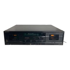 Sony TC-W411 High-Speed Dubbing Dual Dolby Tape Deck Recorder Parts Repair Only
