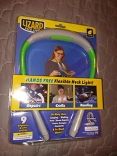 NEW Lizard Neck Book Reading Light, Flexible 3 Temp. AS SEEN ON TV