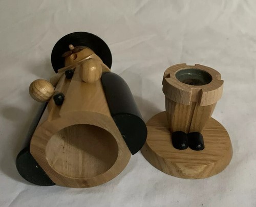Genuine Erzgebirge Woodcraft With Heart Incense Burner Smoker Wood Figurine -M01 - Picture 7 of 10