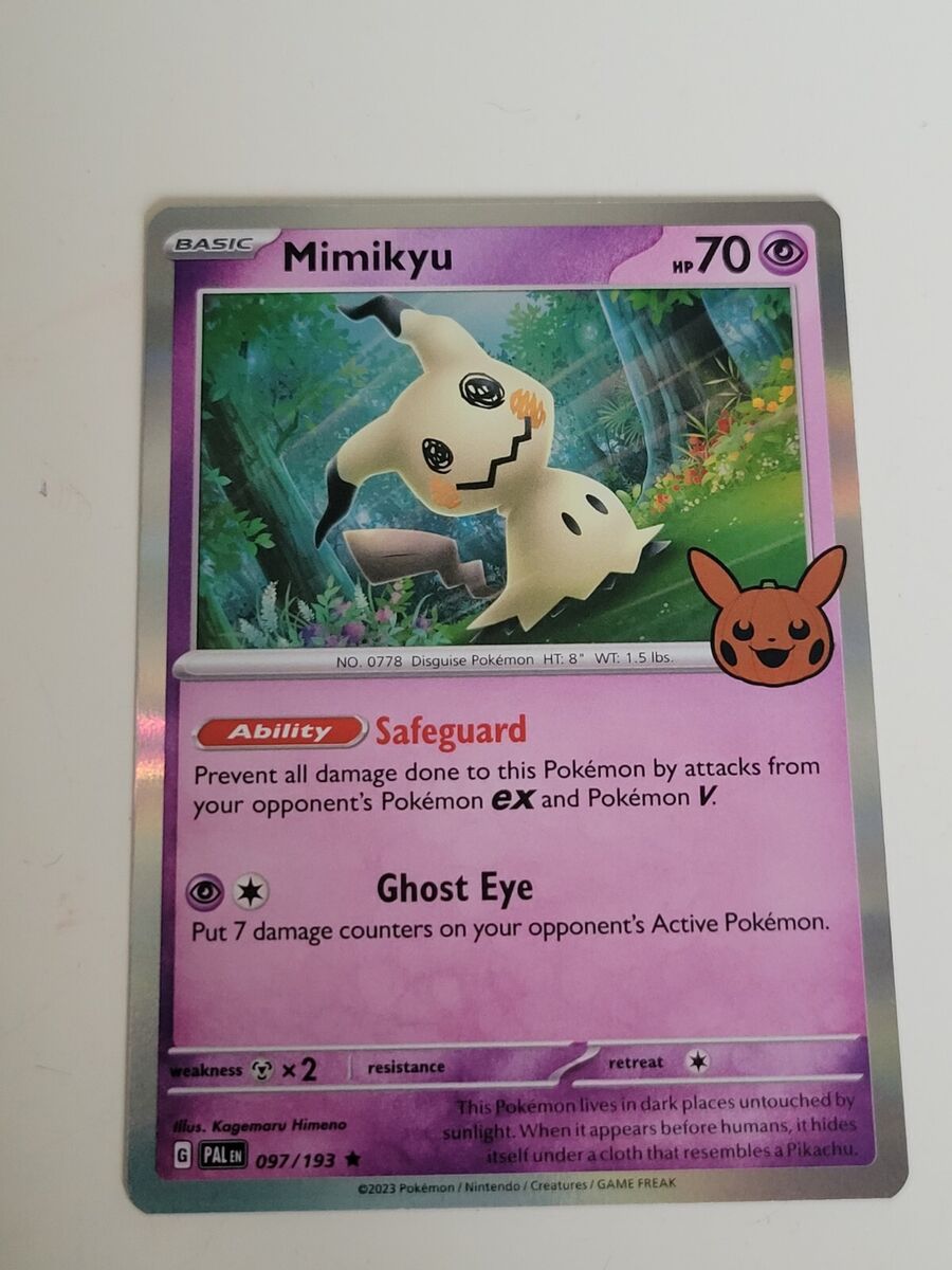 Pokemon Card Mimikyu Basic #097/193 Holo Shiny | eBay Pokemon Card Mimikyu Basic #097/193 Holo Shiny | eBay