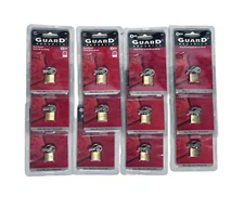 (12) Guard Security Backpack & Luggage 3/4" Rust Proof Solid Brass Body Padlock