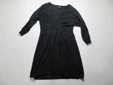 Express Black V-Neck Sweater Dress Long Sleeve Women's Size Medium
