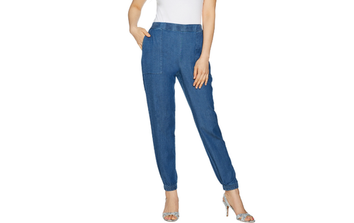 H by Halston Regular Stretch Chambray 