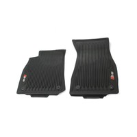Original Audi S6 (C8) Gummi FußMatten Vorn Gummimatten Allwettermatten Schwarz