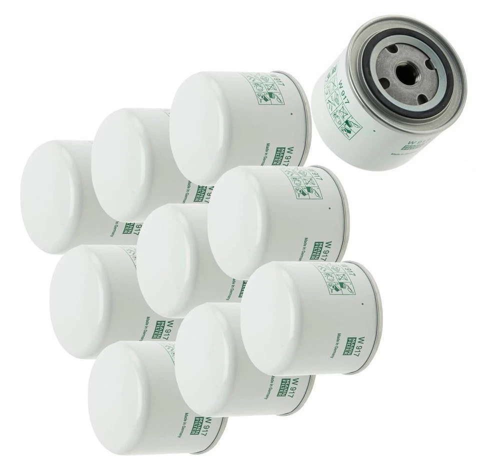 Paquete de 10 cajas de filtro de aceite de motor Mann OEM para Volvo 142 144 244 740 960 S70 V70 Foto 2 de 4