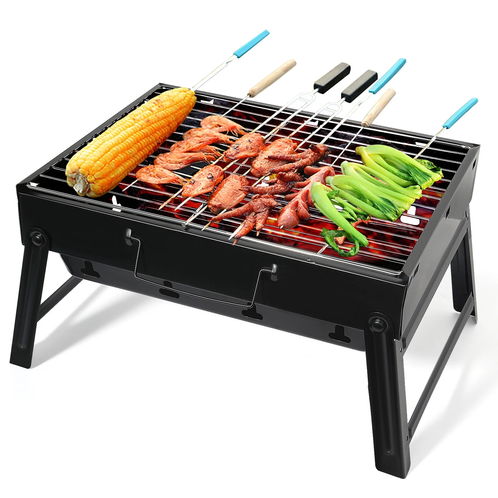 Uten Portable Small Charcoal Grill BBQ Grill Folding Smoker Grill Barbecue Grill
Opens in a new wind