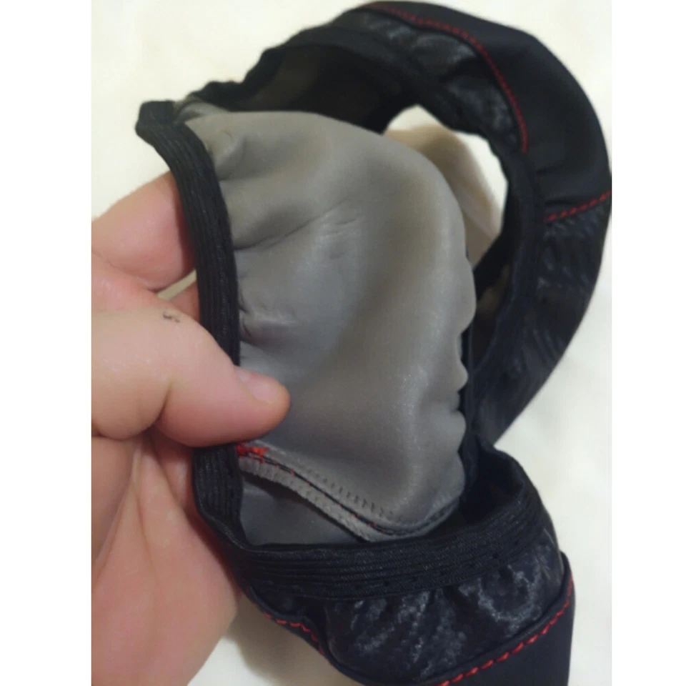  Black Microfiber Leather Car Steering Wheel Cover Anti Slip Unversal 38cm/15'' — 第 3/4 张图片