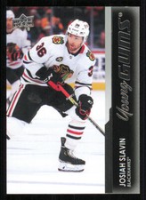 2021-22 Upper Deck #718 Josiah Slavin Young Guns RC