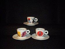 Illy Pedro Almodovar Anteprima 3 espresso cups bar