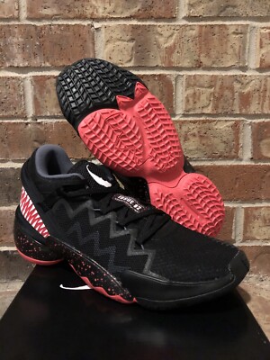 New 9.5 Adidas D.O.N. Issue #2 Marvel Venom Basketball Shoes  display picture 1