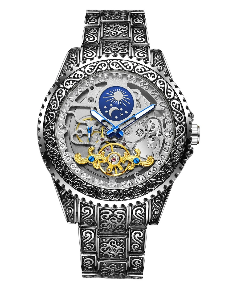 Skeleton looking hotsell at watch
