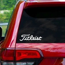 Golf Decal 6" Wide | Window Sticker For Car, Laptop, Golf Cart, SUV | 28 Colors!