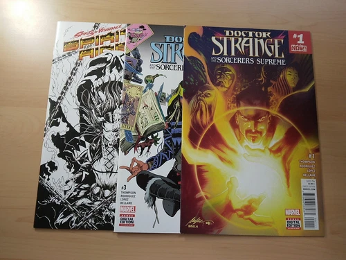 DOCTOR STRANGE AND THE SORCERERS SUPREME #1,3 (2016)  1ST. DEMON RIDER VF/NM 