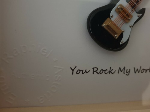 EMO RAPHIEL ASTORIA~ "You Rock my World" ~ Mixed Media Framed ~ Edn #/20 Signed - Picture 7 of 9
