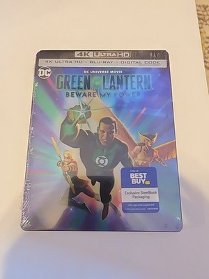 New Sealed Green Lantern: Beware My Power SteelBook 4K Ultra HD Blu-ray/Blu-ray