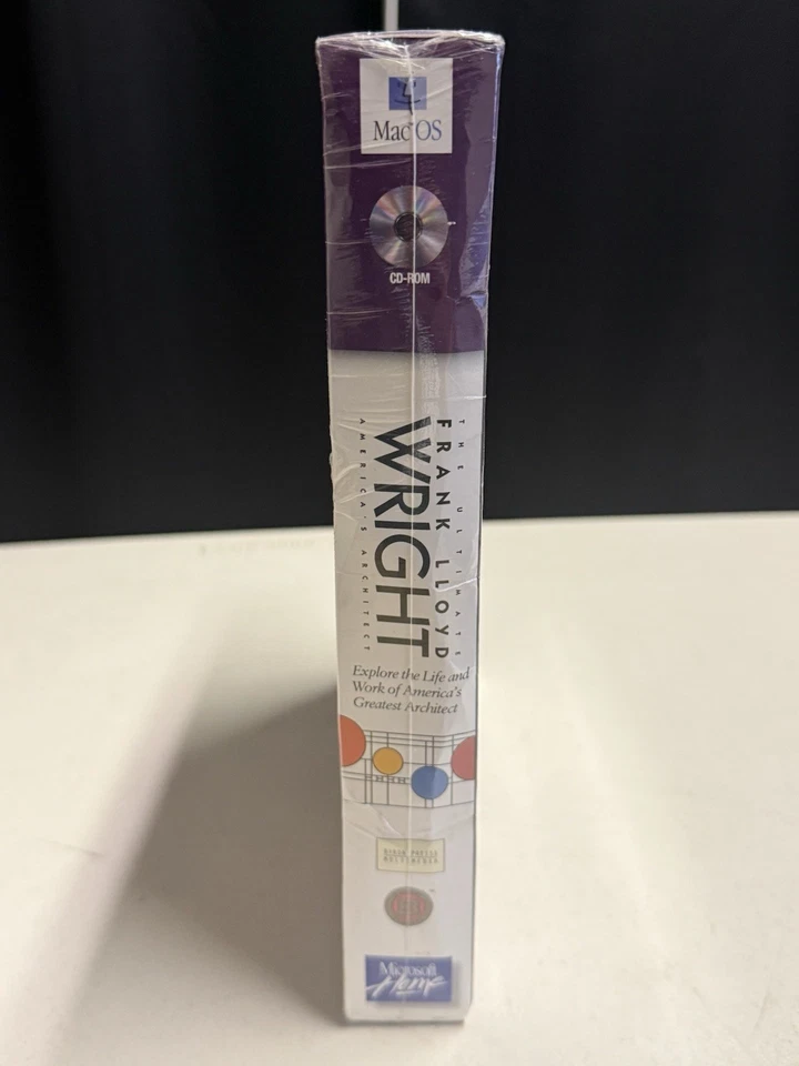 NEW RARE The Ultimate Frank Lloyd Wright MacOS CD-ROM Microsoft Home 1995 SEALED - Image 4 of 4