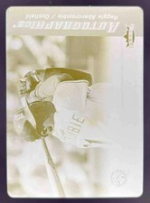 2007 Fleer Printing Plate Yellow #AU-RA Reggie Abercrombie 1/1