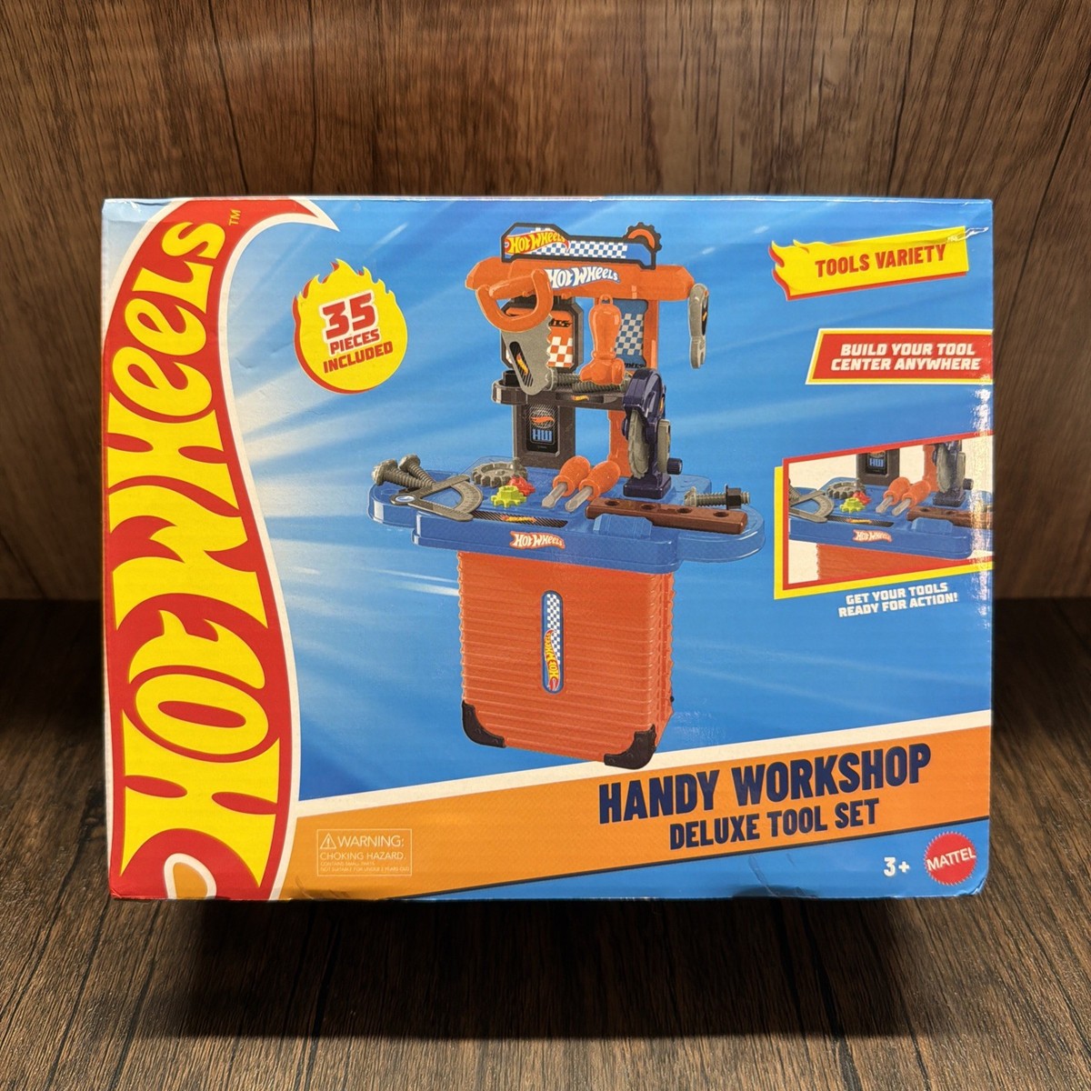 Hot Wheels 2025 Handy Workshop Deluxe Kids Tool Set Playset New 35