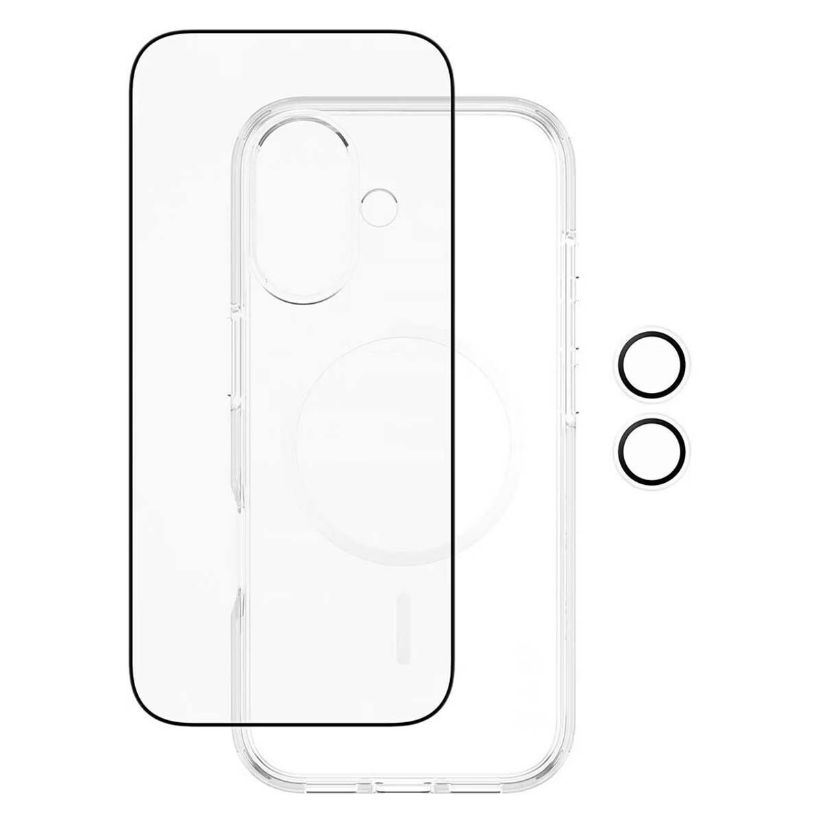 Pack protection 3 en 1 PanzerGlass transparent pour iPhone 17 avec coque et verre - 2