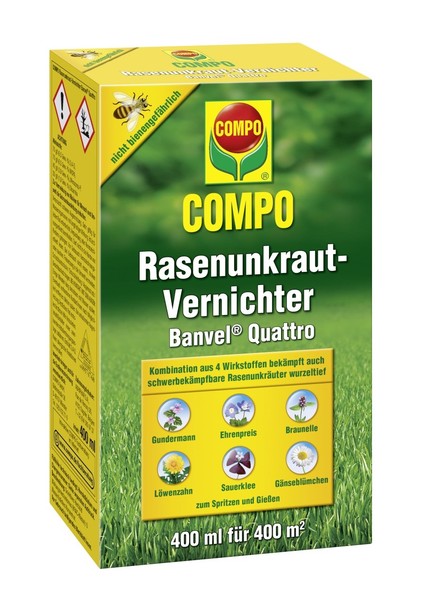 Compo Rasenunkraut-Vernichter Banvel® Quattro FüR 400 M² - 400 Ml-image