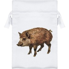 'Wild Hog' Borsa/Sacchetto con coulisse in raso (SB049443)