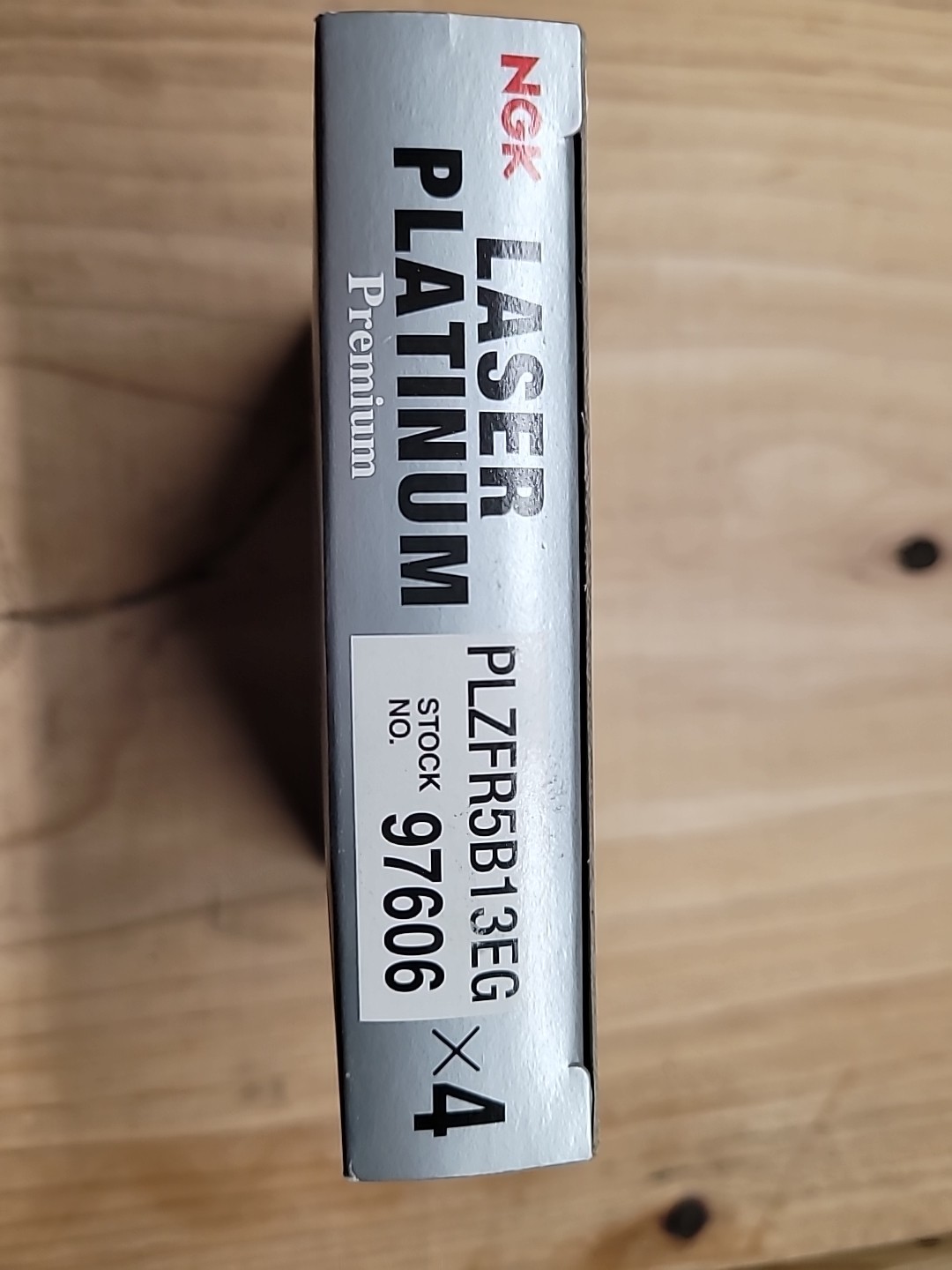 NGK PLZFR5B13EG 97606 Box of 4 Laser Platinum Premium Spark Plugs
