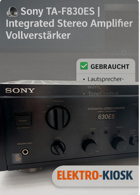   SONY  TA-F830ES  Integrated Stereo Amplifier Vollverstärker Verstärker Audio