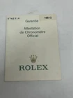 ROLEX GENUINE 16610 Submariner Yr 2003 Certificate  Paper Y Series Vintage 888