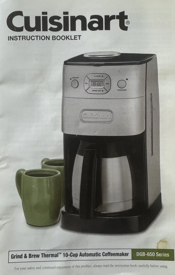 Cuisinart DGB-650 10-Cup Thermal Coffee Maker – Auto Brew & Grind - Image 3 of 4