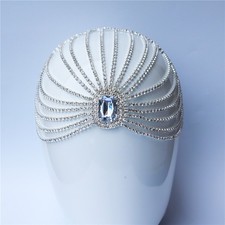 Hot Rhinestone Bridal Headband Forehead Hair Accessories Jewelry Head Chain