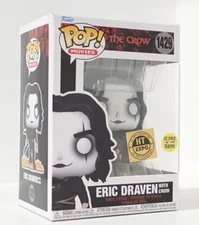 Funko Pop! The Crow Eric Draven Figure #1429 Glow In The Dark w/ Protector