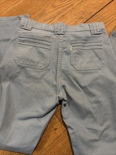 VTG 1970 s Levi s Jeans White Tab Mid Waist Flare Denim USA