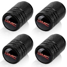 Tire Valve Stem Caps for GMC Sierra Denali Canyon Terrain Yukon Jimmy Black-06