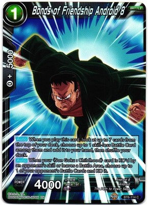 Bonds of Friendship Android 8 #BT6-114 Holo Common Destroyer Kings DBS TCG