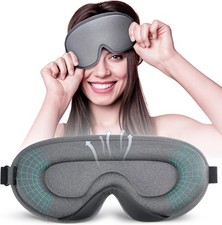 Sleep Mask for Side Sleeper, Eye Mask for Sleeping Women Men, 3D Contoured Cup N