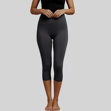 NWT Empetua Daily Flaunt Mid-Waist Shaping Capri Black Women’s 2XL Tummy Control