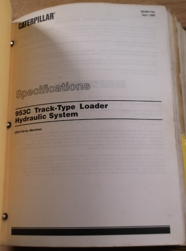 CAT Caterpillar 953C Piste Chargeur Service Magasin Réparation Livre Manuel - Photo 13 sur 22