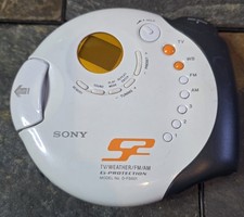 Sony Walkman D-FS601 Sports Portable CD Player Radio Weather - Please Read 