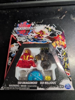 Bakugan Street Brawl Special Attack Dragonoid & Nillious Figure 2-Pack