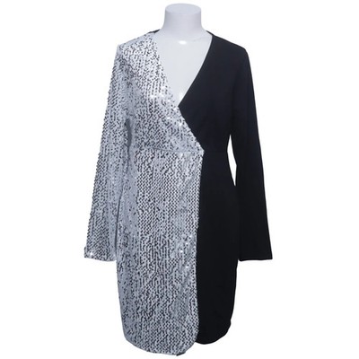 Bodyflirt Boutique, Kleid, Größe: 40/42, Schwarz/Silber, Polyester/Viskose #0CR