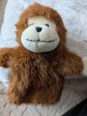 Süße Affe Handpuppe flauschiges Stofftier Spielzeug