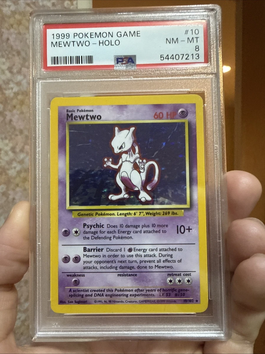 Mewtwo Pokémon TCG Individual Trading Card Games Base Set in