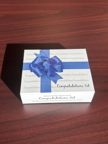 2026 U.S. Mint Congratulations Set American Eagle One Ounce Silver Proof Coin