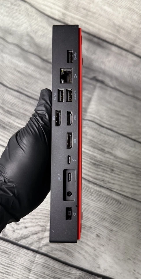 LENOVO 40B0 DK2131 THINKPAD THUNDERBOLT 4 ESTACIÓN DE TRABAJO BASE - SIN ENCHUFE DE ALIMENTACIÓN - USADO Foto 3 de 4