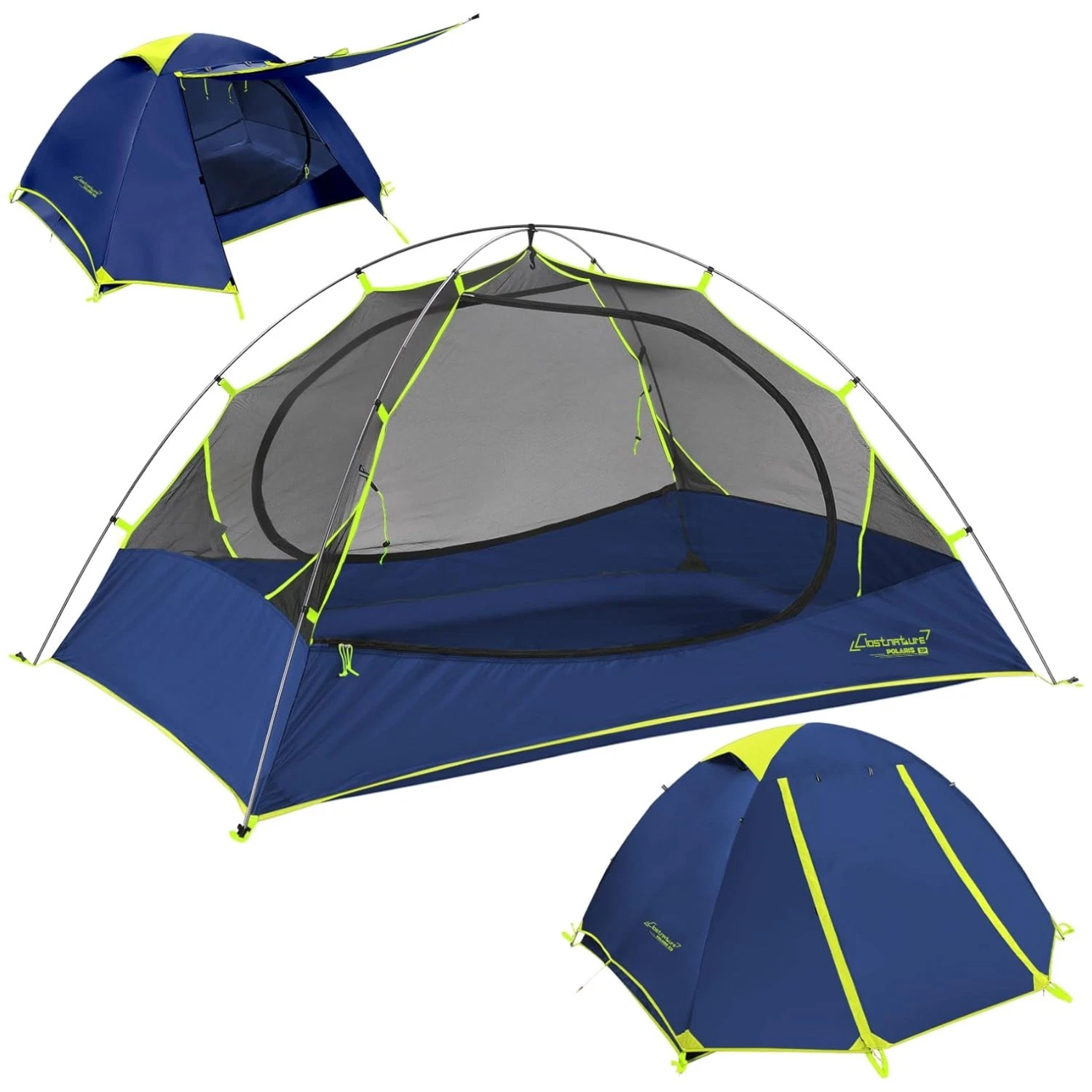 Lightweight Backpacking Tent - Easy Setup, Portable