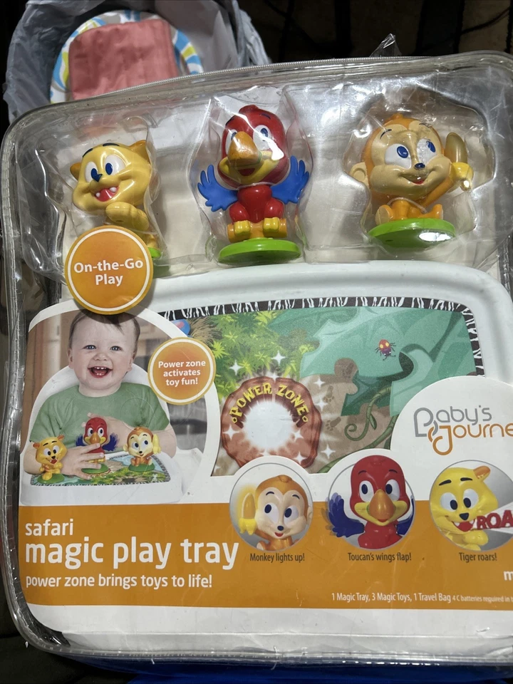 Bandeja de juego Safari Magic. Bandeja mágica Baby’s Journey todos los animales se mueven Foto 2 de 2