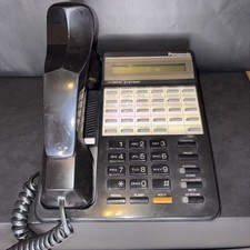 Panasonic KX-T7130 Hybrid System Business Office Phone Black with LCD Display