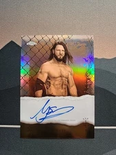 2025 Topps Chrome WWE Cactus Jack AJ STYLES #AKA-AJS Astro Knights Auto SP 🔥