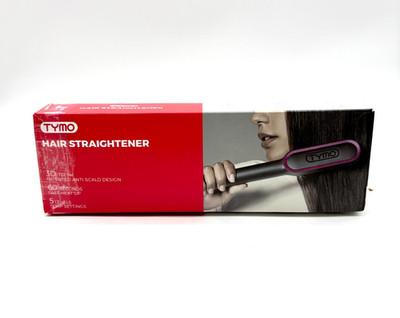 Tymo Hair Straightener Brush Fast Heat Anti-Scald 5 Temp Settings Styling Comb