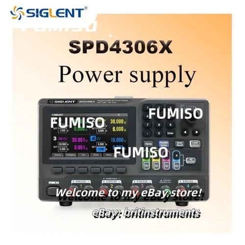 Siglent SPD4306X 4 Channel 1mV 1mA 400W DC Power Supply